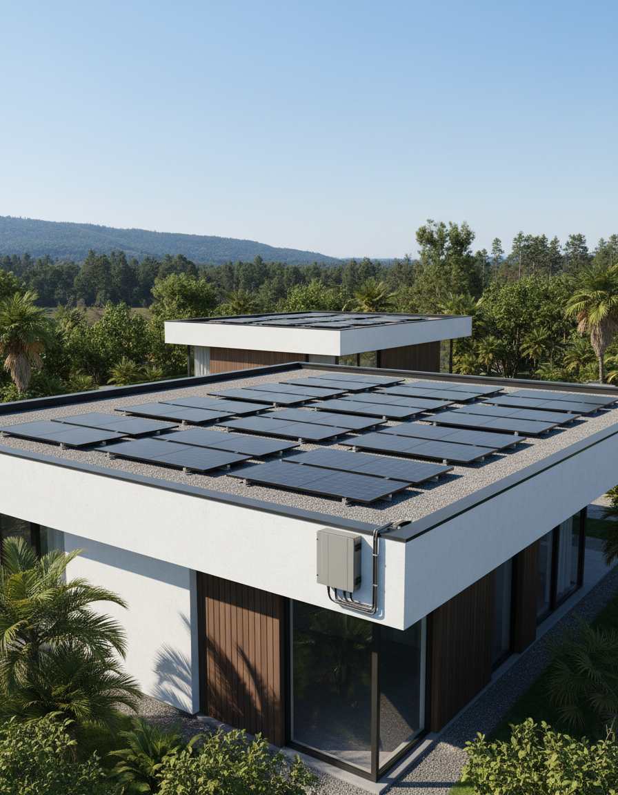 Montaj sistem panouri fotovoltaice