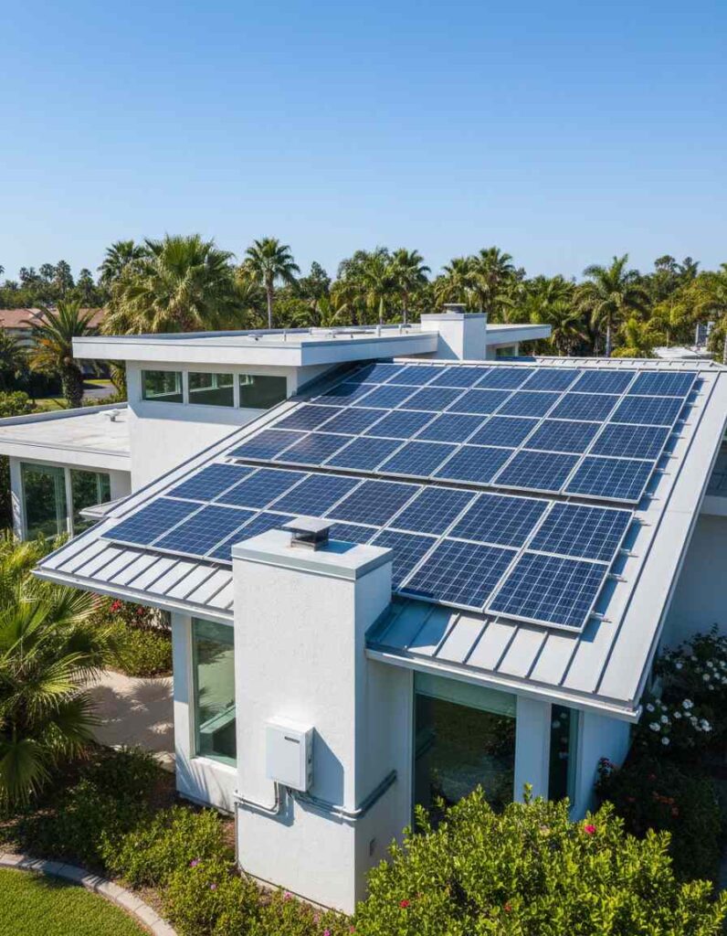 Montaj sistem panouri fotovoltaice