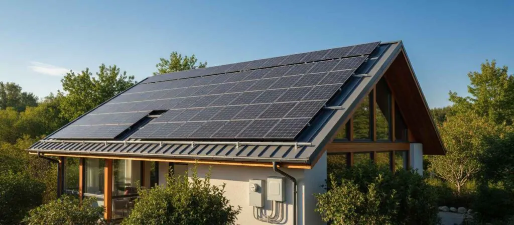 Montaj sistem panouri fotovoltaice